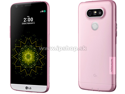 Luxusn ochrann kryt (obal) TPU Nature Pink (rov) na LG G5 **VPREDAJ!!