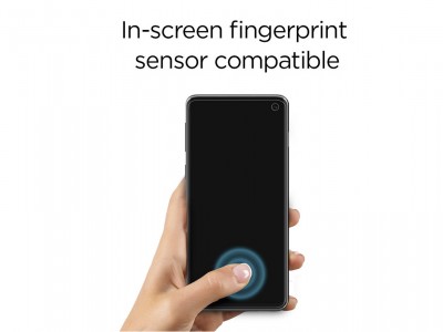2x SPIGEN Screen Protector Neo Flex HD - Ochrann flie na displej pro Samsung Galaxy S10 s ochranou celho displeja