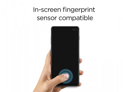 2x SPIGEN Screen Protector Neo Flex HD - Ochrann flia na displej pre Samsung Galaxy S10 Plus s ochranou celho displeja