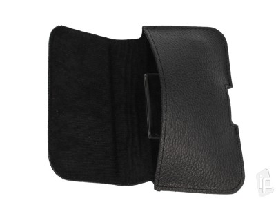 Nexeri Leather Belt (ierne) - Koenkov univerzlne puzdro na opasok pre smartfny do 5"