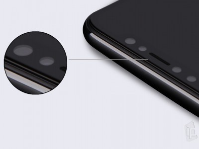 Nillkin 3D AP+MAX Privacy Glass (ierne) - Antisledovacie sklo na cel displej pre Apple iPhone 11 Pro / XS / X