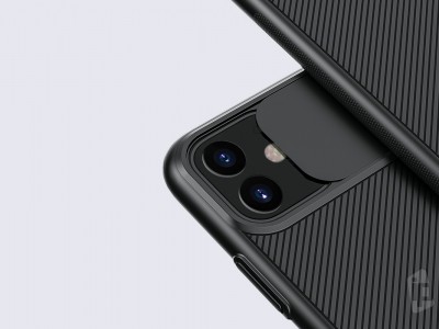 Slim CamShield (ern) - Plastov kryt (obal) s ochranou kamery na Apple iPhone 11