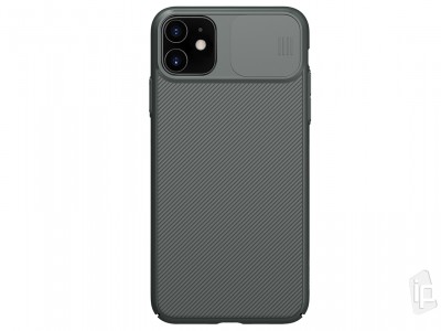 Slim CamShield (tmavozelen) - Plastov kryt (obal) s ochranou kamery na Apple iPhone 11