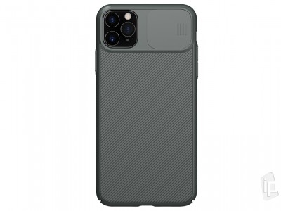 Slim CamShield (tmavozelen) - Plastov kryt (obal) s ochranou kamery na Apple iPhone 11 Pro