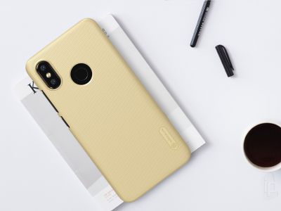 Exclusive SHIELD Gold (zlat) - Luxusn ochrann kryt (obal) + flia na displej pre Xiaomi Mi 8