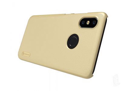 Exclusive SHIELD Gold (zlat) - Luxusn ochrann kryt (obal) + flia na displej pre Xiaomi Mi 8