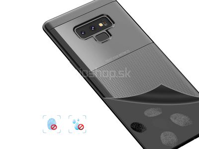 Carbon Fiber Black (ierny) - Odoln ochrann kryt (obal) pre Samsung Galaxy Note 9