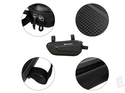 Odoln� �portov� ta�ka na r�m bicykla (�ierna)