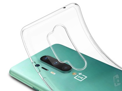 Ochrann� kryt (obal) Ultra Slim TPU Clear (��ry) na OnePlus 8 Pro