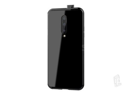 Magnetic Shield Black (ierny) - Magnetick kryt s tvrdenm sklom na OnePlus 7 Pro