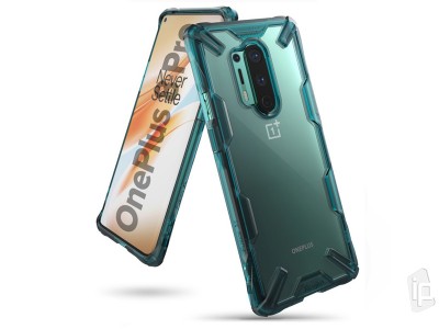 RINGKE Fusion X (zelen) - Odoln ochrann kryt (obal) na OnePlus 8 Pro