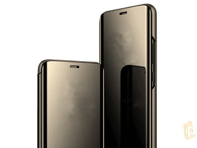 Mirror Standing Cover (ierne) - Zrkadlov puzdro pre OnePlus Nord **AKCIA!!