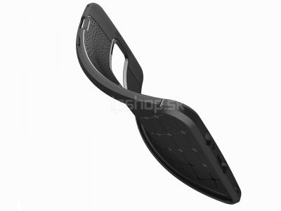 IVSO Leather Armor Black (ierny) - luxusn ochrann kryt (obal) na OnePlus 6 **VPREDAJ!!