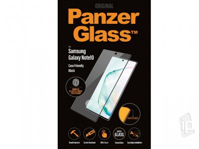 PanzerGlass Case Friendly Black (ierny) - Tvrden ochrann sklo na displej na Samsung Galaxy Note 10