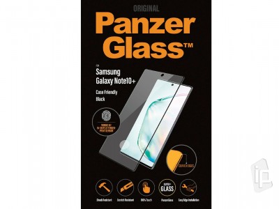 PanzerGlass Case Friendly Black (ierny) - Tvrden ochrann sklo na displej na Samsung Galaxy Note 10 Plus
