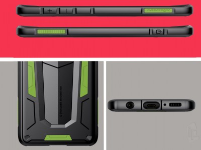 Defender II Black (ierny) - Odoln kryt (obal) na Samsung Galaxy S10