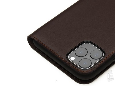 QIALINO Business Leather Wallet Book (hned) - Luxusn koen puzdro pre Apple iPhone 11 Pro Max