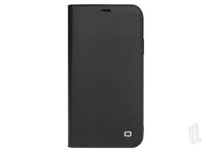 QIALINO Business Leather Wallet Book (ern) - Luxusn koen pouzdro pro Apple iPhone 11 Pro Max **AKCIA!!