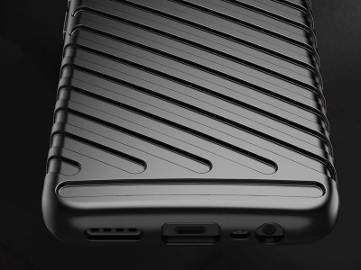 Thunder Defender Black (�ierny) - Odoln� ochrann� kryt (obal) na Realme 8 / 8 Pro