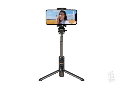 REMAX Selfie Stick – Selfie tyč so statívom a bluetooth ovládačom (max. dĺžka 63 cm)