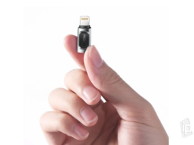 Rock Adapter USB-C to Lightning - Adaptr USB-C na Lightning (Apple) (ierny)