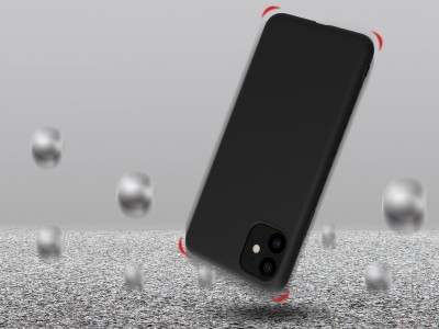 Rubber Wrap (tmavodmodr) - Luxusn ochrann kryt (obal) na Apple iPhone 11