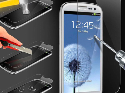 Temperovan - tvrzen sklo - ochrann flie na displej pro Samsung Galaxy S3 a S3 Neo **VPREDAJ!!