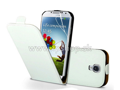 Smart Flip puzdro na Samsung Galaxy S4 (i9500/i9505) biele **VPREDAJ!!