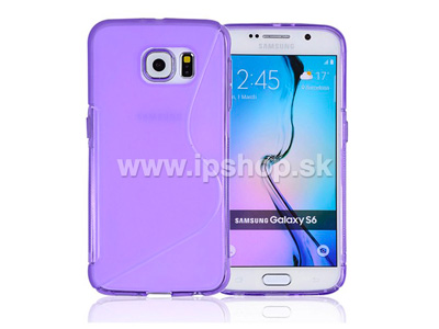 Ochrann gelov/gumov kryt (obal) Purple Wave na Samsung Galaxy S6 **VPREDAJ!!