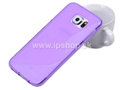 Ochrann gelov kryt (obal) Purple Wave na Samsung Galaxy S6 **VPREDAJ!!