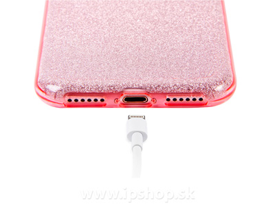 Ochrann glitrovan kryt (obal) TPU Glitter Pink (rov) pro Apple iPhone 6s