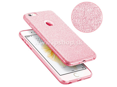 Ochrann glitrovan kryt (obal) TPU Glitter Pink (ruov) pre Apple iPhone 6s