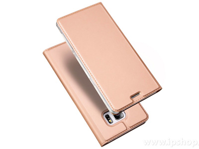Luxusn Slim puzdro Rose Gold (ruovo-zlat) na Samsung Galaxy S7 Edge