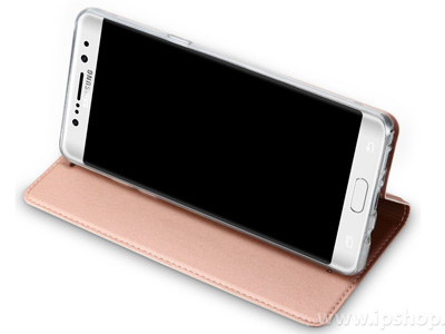 Luxusn Slim puzdro Rose Gold (ruovo-zlat) na Samsung Galaxy S7 Edge