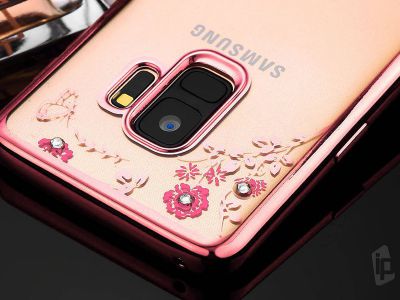 Butterfly Bumper (ruov) - Luxusn ochrann kryt (obal) na Samsung Galaxy S9 **VPREDAJ!!