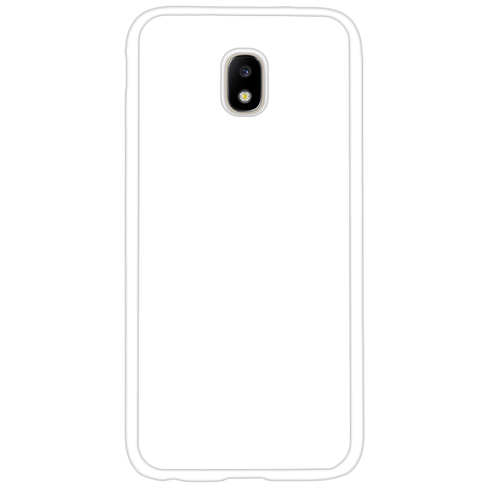 Kryt (obal) s potiskem (vlastní fotkou) s bílý m gumovým okrajem pro Samsung Galaxy J5 2017