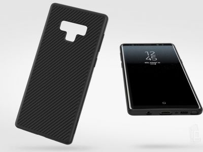 Nillkin Carbon Synthetic Fiber Case (ierny) - Ochrann kryt (obal) pre Samsung Galaxy Note 9