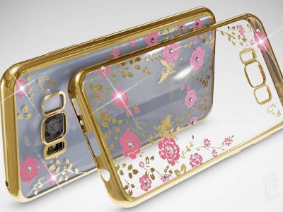 Butterfly Bumper Gold (zlat) - Luxusn ochrann kryt (obal) na Samsung Galaxy S8 **AKCIA!!
