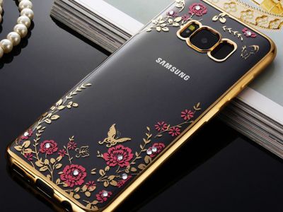 Butterfly Bumper Gold (zlat) - Luxusn ochrann kryt (obal) na Samsung Galaxy S8 **AKCIA!!