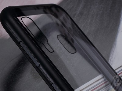 Magnetic Shield Black (ierny) - Magnetick kryt s tvrdenm sklom na Samsung Galaxy A20e