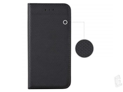 Fiber Folio Stand Black (�ierne) - Flip puzdro na Samsung Galaxy A20s