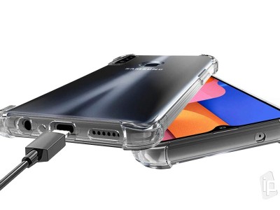 Shock Absorber Clear (ry) - Ochrann kryt (obal) na Samsung Galaxy A20S
