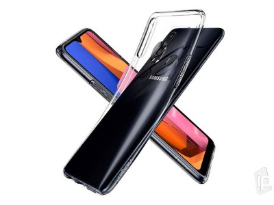 Spigen Liquid Crystal (��ry) - Luxusn� ochrann� kryt (obal) na Samsung Galaxy A20s **AKCIA!!
