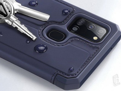 Luxusn� Skin X puzdro (modr�) pre Samsung Galaxy A21S