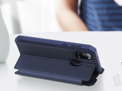 Luxusn� Skin X puzdro (modr�) pre Samsung Galaxy A21S