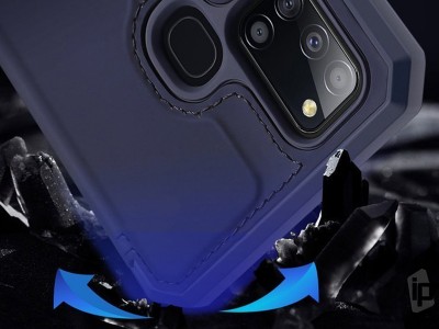 Luxusn� Skin X puzdro (modr�) pre Samsung Galaxy A21S
