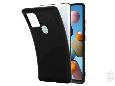 Liquid Silicone Cover (�ierny) - Ochrann� obal na Samsung Galaxy A21S