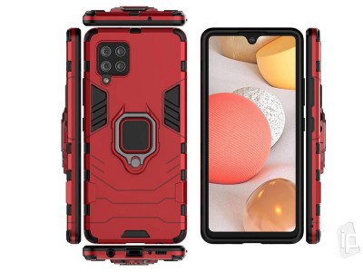 Armor Ring Defender (�erven�) - Odoln� kryt (obal) na Samsung Galaxy A42 5G