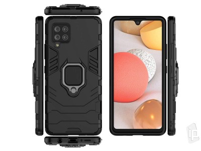 Armor Ring Defender (�ierny) - Odoln� kryt (obal) na Samsung Galaxy A42 5G