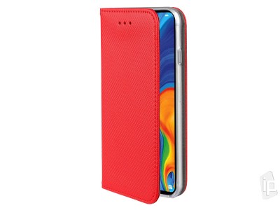 Fiber Folio Stand Red (�erven�) - Flip puzdro na Samsung Galaxy A42 5G